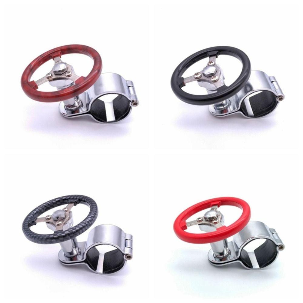 Stainless Steel One Hand Driving Knob Wear Resistant Steering Wheel Spinner Grip  Driving Operation