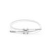 Bracciale in Acciaio a Forma di H: Acciaio Inossidabile Regolabile, Oro 3D, Impermeabile, Resistente al Sudore, Design a Corda