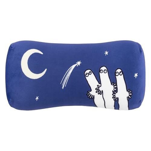 MORIPiLO Ishiyowachan Memory Foam Pillow 20x40cm, Reversible Relax Cushion Blue