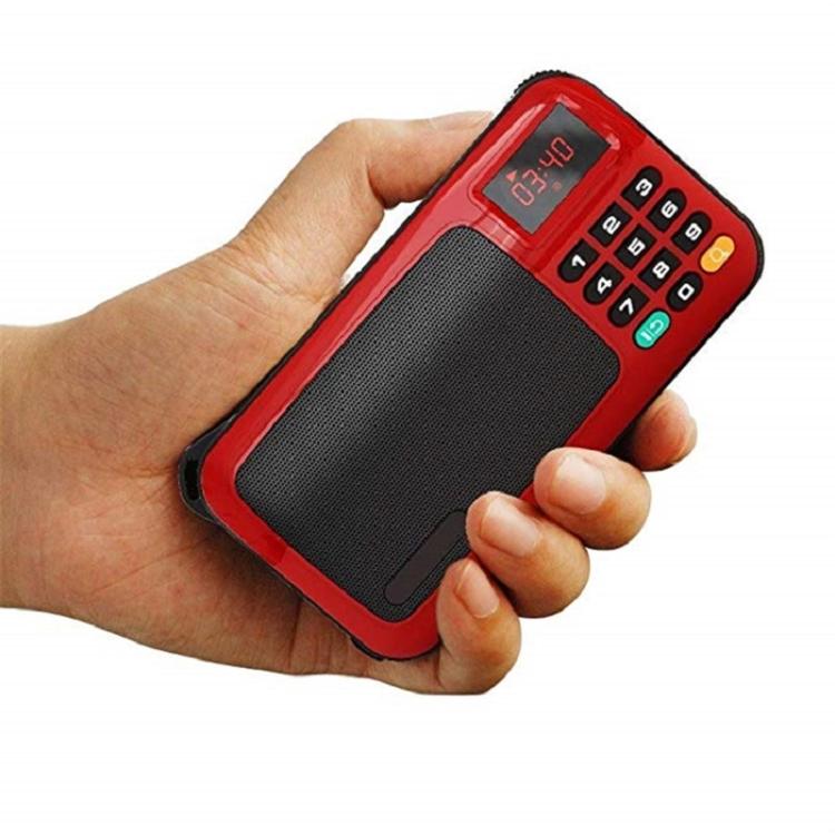 Rolton W405 Portable Mini FM Radio TF Card USB Receiver Music Player with LED Display