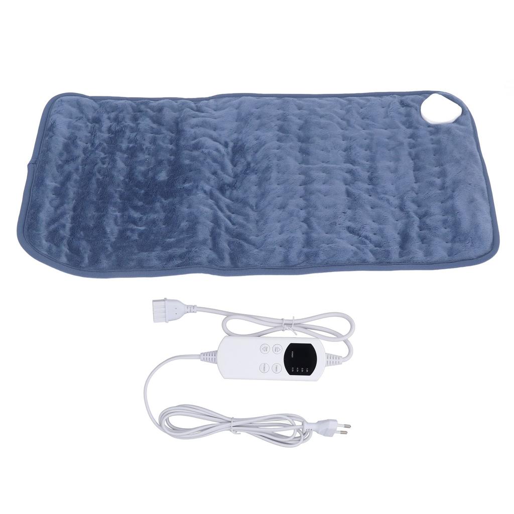 Electric Heating Pad Constant Temperature Keep Warm Soft Velvet Heated Pad for Winter Use Grey EU