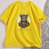 Vintage Head God T-Shirt Lässig Rundhals Baumwolle Kurzarm T-Shirt Streetwear Lockerer Schnitt Grafik T-Shirt Herrenkleidung Streetwear