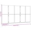 Vidaxl Parawan 5-Panelowy, Czarny, 350 X 180 Cm