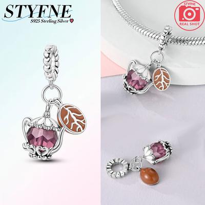 Charms Plata Coffee Pot And Coffee Bean Pendants Beads Fit Original Bracelets Charms For Women Jewelry Diy Making Gifts