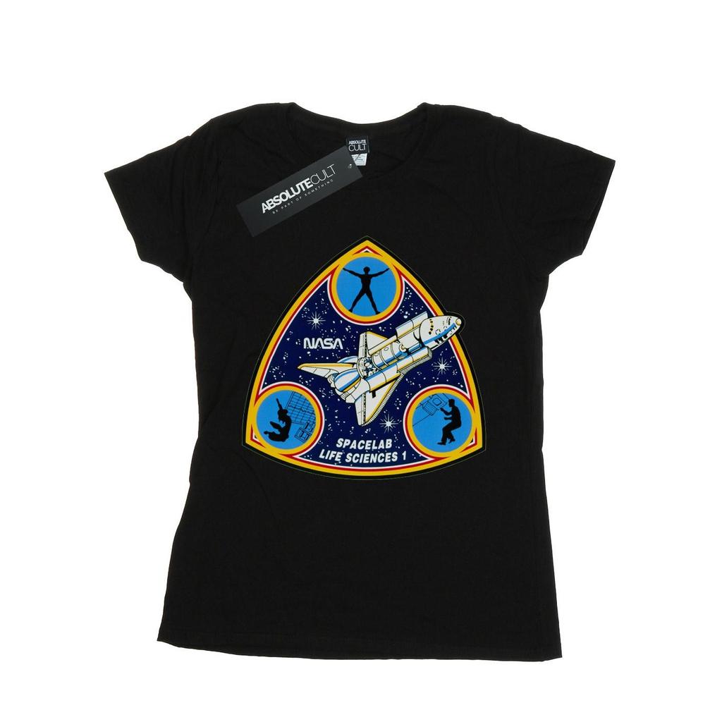 T-shirt en coton classique Spacelab Sciences de la vie pour femmes/dames de la NASA