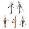 Cute Fish Keychain Durable Alloy Resin Charm Lightweight Portable Accessory For Keys Bags Gift Idea