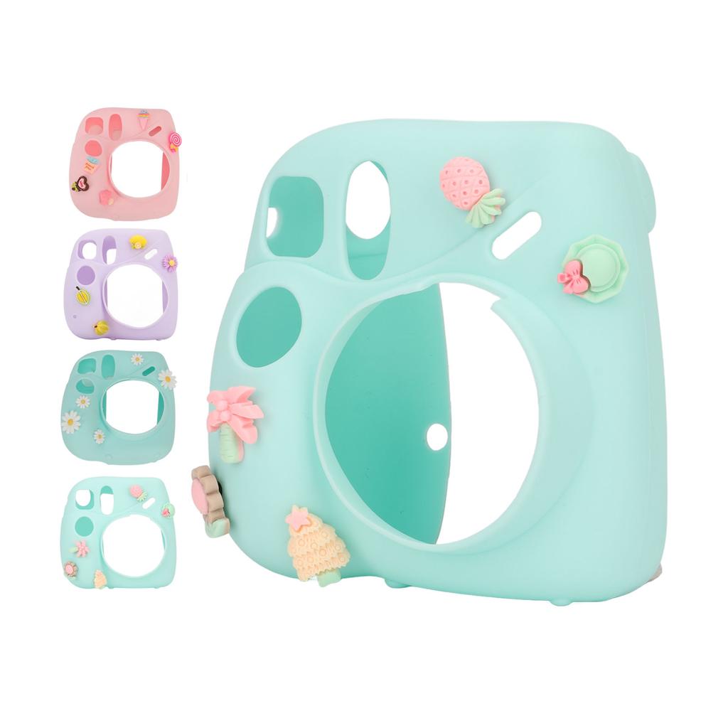 Instant Camera Lightweight Cover With Shoulder Strap Soft Silicone Protective Case For   7