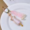 Handmade Song Brocade Qipao Bag Charm & Tassel Pendant Lanyard - Intangible Cultural Heritage