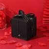Herz und Rose Partner-Halsketten-Set, Ewige Liebe Anhänger mit Geschenkbox, Romantisches Geschenk, Ideales Jahrestagsgeschenk für Ehefrau, Freundin, MUTTER
