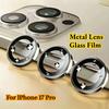 HD 9H Metal Camera Glass Protect Cover for IPhone 17 Air 16 15 14 Plus 13 Pro Max Anti-Scratch 3D Lens Tempered Film Accessorios
