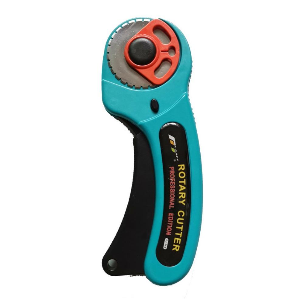 45Mm Size Rotary Cutter Durable Construction Soft Sheet Compatible Perforating Cutter Easy Tearing Wavy Edge Cutter