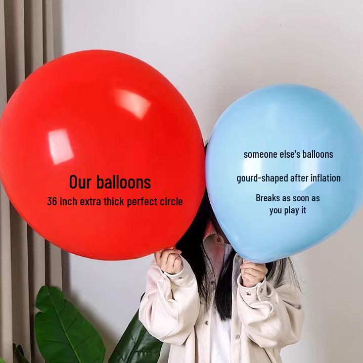 18/36-Inch Thickened Latex Balloon: Explosion-Proof Outdoor Toy for Kids
