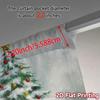 2pcs  Curtains Christmas Tree Snow Gifts_a (2) Pattern Modern Curtains Durable 100% Polyester Fabric Curtains Decorations Inside