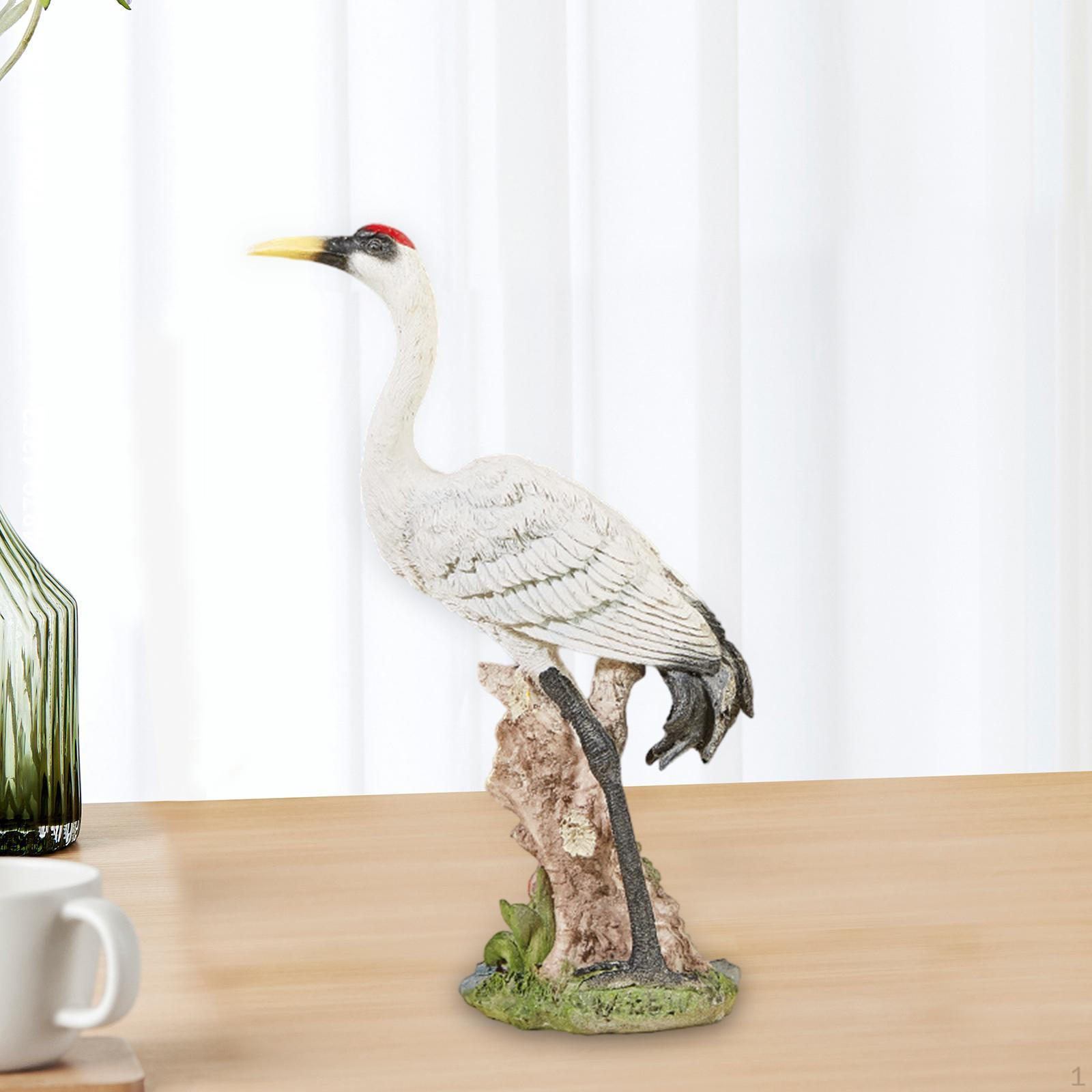 

- Статуя, Фигурка животного, Декоративный орнамент, Садовая скульптура, Украшение двора для газона, двора, пруда, 19x8x32.5 cm