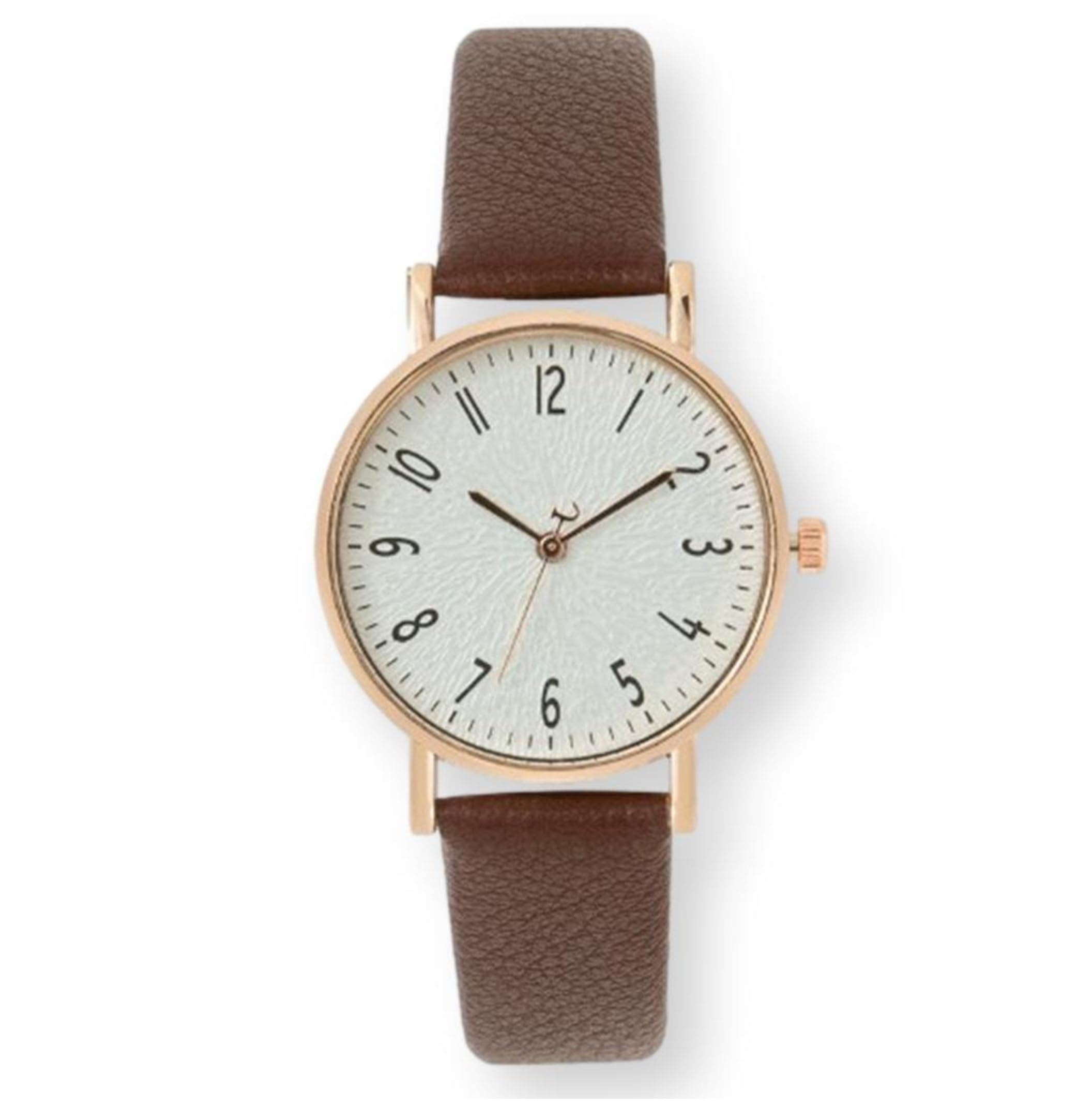

REONAS L2 Popular and Cute Quartz Movement with Synthetic Leather Perfect for Job Hunting Women s Watch, (Brown), Band,