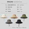 Waterproof bucket hat women's big eaves quick-drying hat women's ponytail foldable UV protection sun hat sun protection sun hat