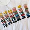 10Pcs Hair Clip Korean Style Hair Accessory Acrylic Girls Snap Hairpin Barrettes for Daily Wear