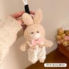 Boutique Plush Doll Long-Eared Rabbit Doll Pendant Diy Handmade Cartoon Keychain Accessories Merchandise Pendant