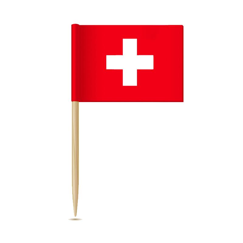 100 st Nationella flaggor Väljer olika länder Konst tandpetare Festpinnar Cupcake/kaka/paj/frukt/glass Topper dekoration