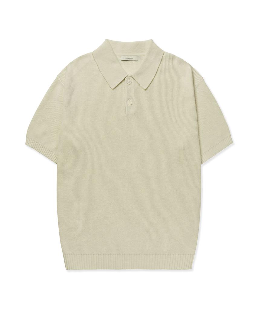 MANNERGRAM Textured 100% Cotton Polo Short Sleeve Knit - 4 Colors