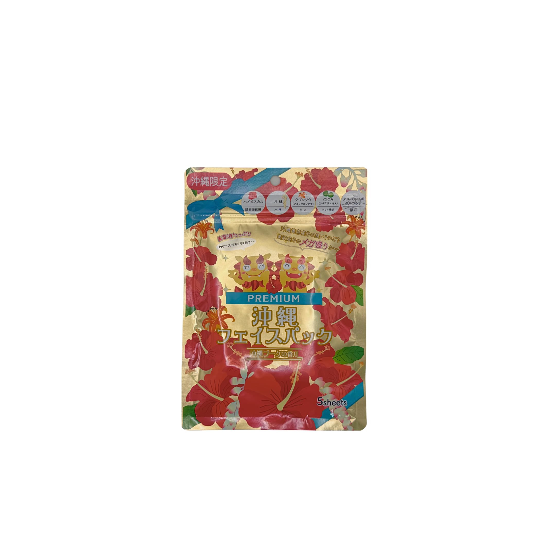 

Okinawa Premium CICA Pack Bouquet Scent 5 sheets x 10