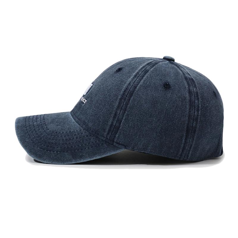 Letter Embroidery Baseball Cap Unisex Outdoor Sunshade Cap