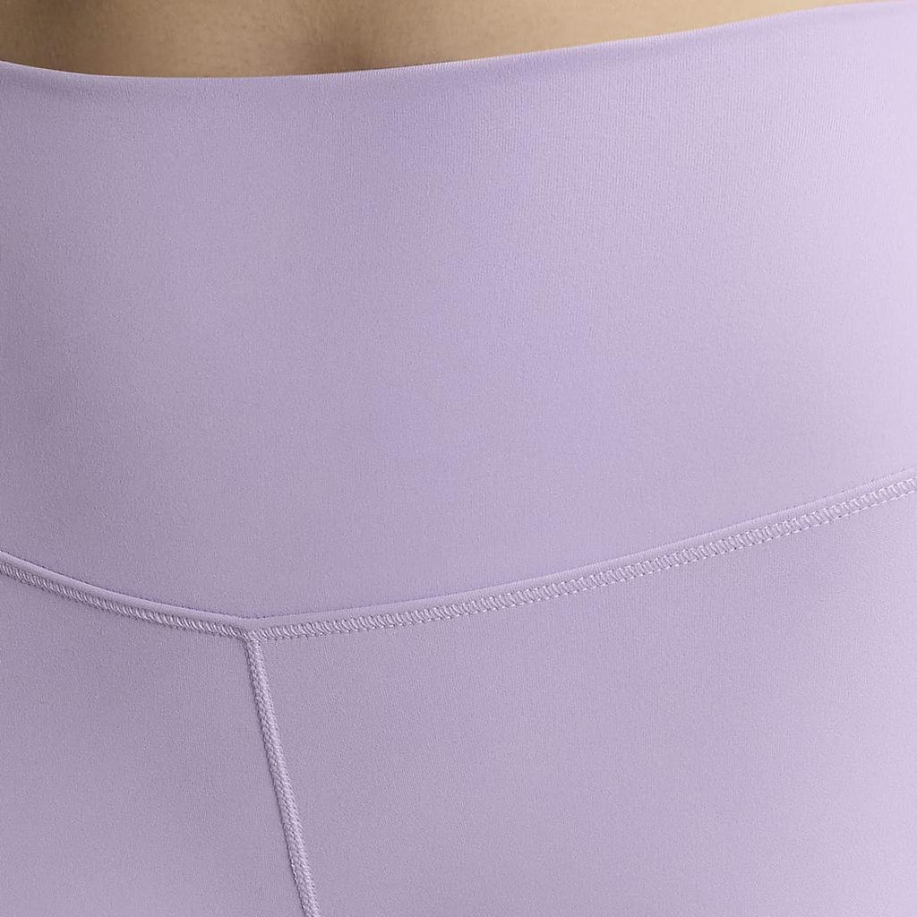 Nike One Solid High-Waisted Slim Fit Casual Sports Long Pants Women Bottoms Purple FN3227-512