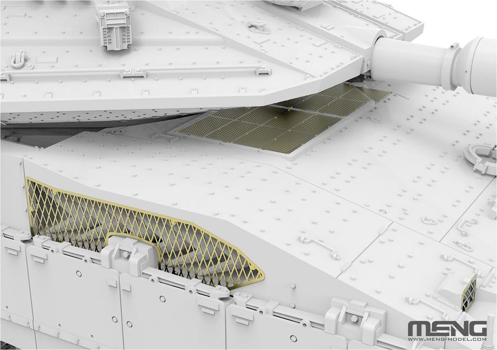 GSI Creos Monmodel 1/35 Israeli Main Battle Tank Merkava Mk.4M Birdcage Armor Plastic Model MTS056
