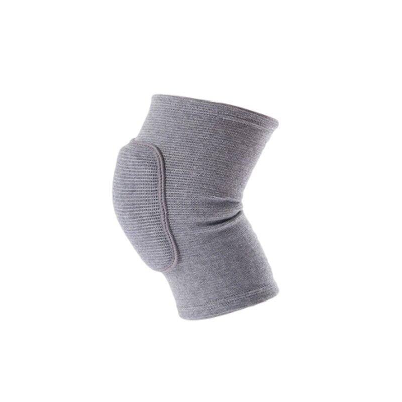 

1 шт., спортивные компрессионные наколенники, эластичная защита для колена, утолщенная губка, наколенник, поддержка для танцевальных тренировок, тренировочное оборудование S серый