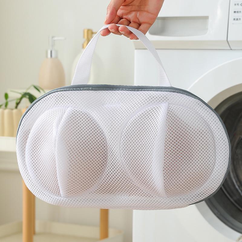 

Portable Bra Care Mesh Bag - Handheld Anti-Deformation Underwear Washing Bag