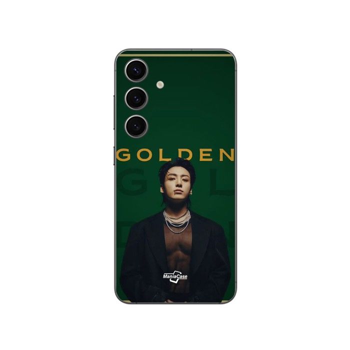 Samsung Galaxy S24 Plus Case Album 2024 Golden Jungkook BTS Maniacase schwarz