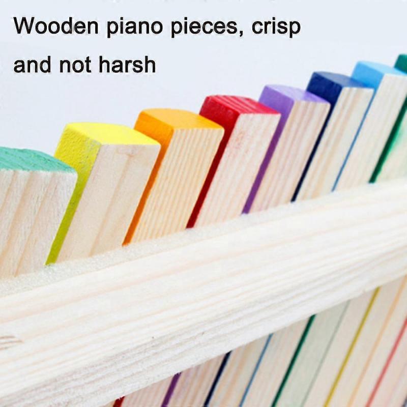 Toy Xylophone For Children With 12 Tones Beautiful Carillon Early Childhood Education Puzzle Music Hand Knock On Piano Toy