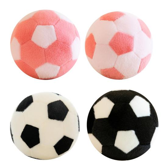 Colorful Soccer Plush Toy for Kids Soft Stuffed Animal Pillow for Boys Cuddle Buddy Gift for Birthday Christmas