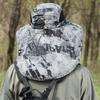 Summer Men Sun Hat with Shawl Veil 9 Cm Brim Military Camouflage Side Breathable Mesh Bucket Cap Outdoor Use Sunscreen Fishing Cap