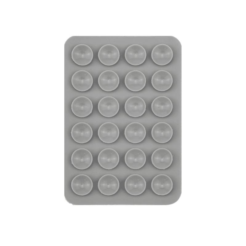 Portable Removable Non Slip Square Silicone Suction Cup Phone Holder