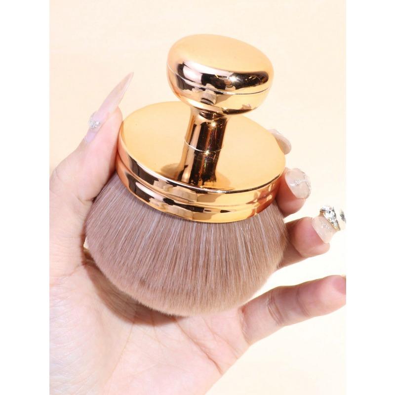 1pc Extra Large Loose Powder Makeup Brush, Soft Multifunctional Cosmetic Brush, Blush Brush, Body Brush, Nail Dust Brush, Portable Make-Up Tool