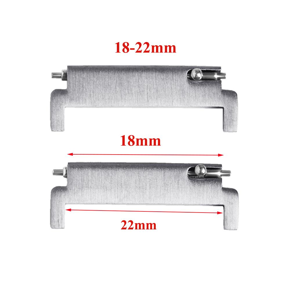 Uhrenarmband-Adapter 2 Stück Schnellverschluss 20 mm auf 18 mm 20 mm auf 22 mm 22 mm auf 20 mm Stifte Verbinder Armband Federstege Zubehör