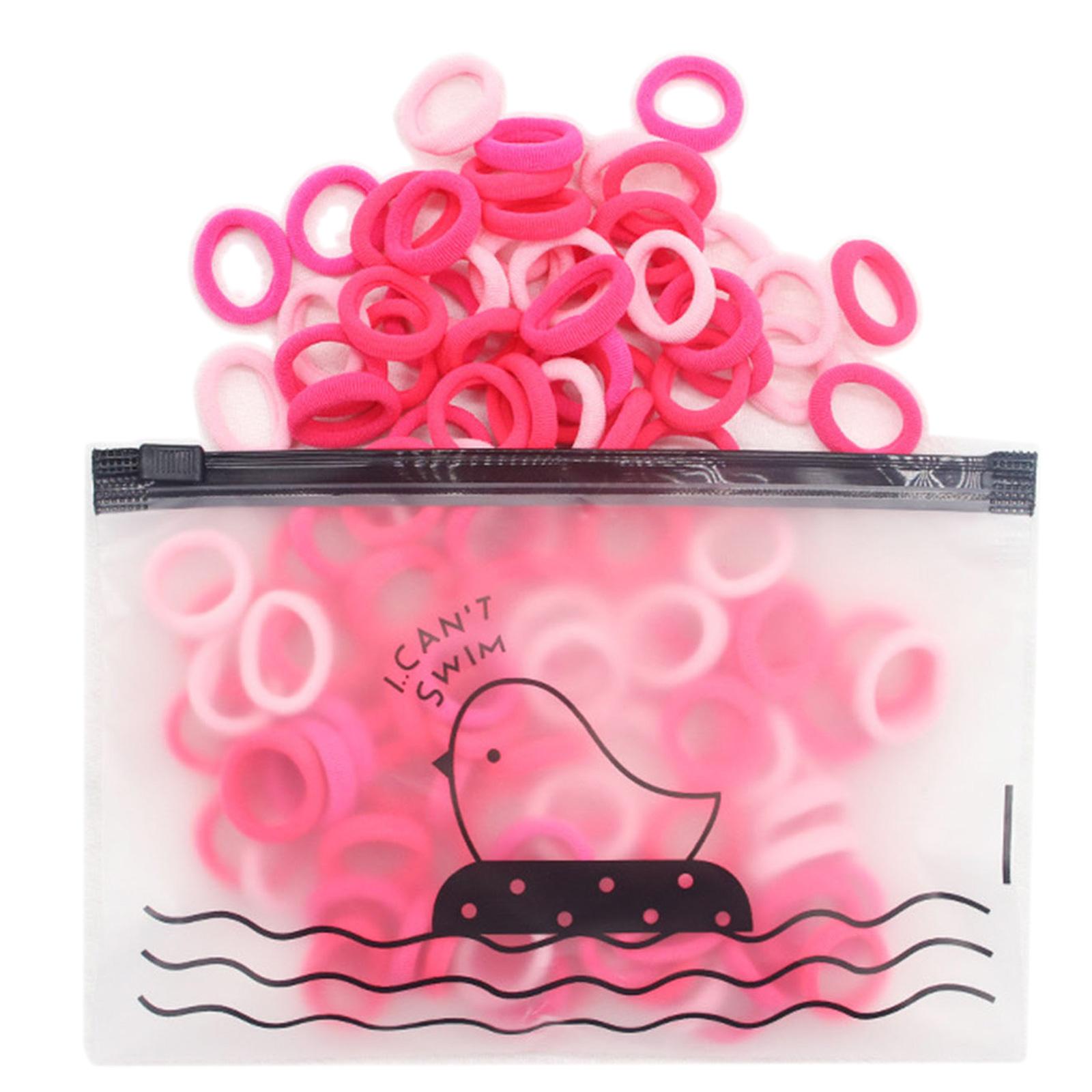 

100 шт. резинки для волос для женщин и девочек, держатели для хвостиков, эластичные резинки для волос, рождественский подарок I