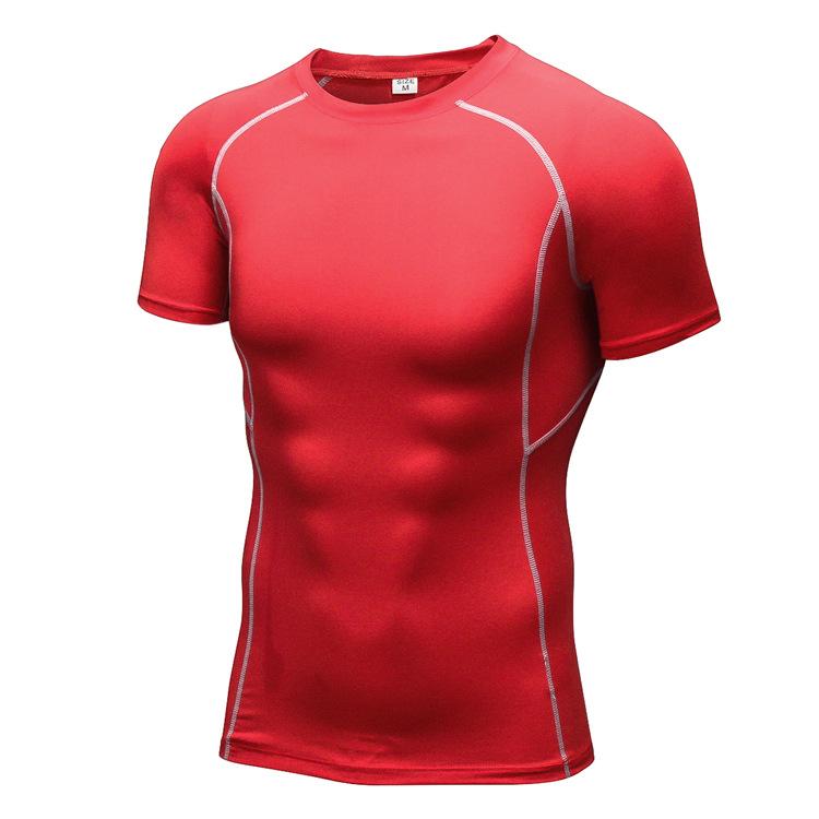 Men's Sports T Shirts Running Cycling Bodybuilding Fitness Short Sleeve Training Jogging Shirts Outdoors Tops