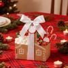 Gingerbread Drink Holder 2 Cup Drink Carrier with Handle Foldable Gingerbread House