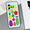 Vegan Pattern Case For Xiaomi Redmi Note 14 Pro 10 11 12 13 15 Pro Cover For Redmi 15 13C 12C 10C 14C 15C