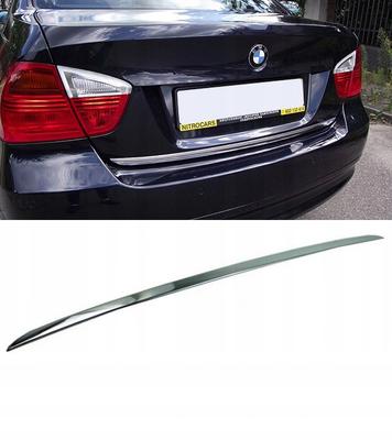BMW 3 E90 - חיפוי תא מטען כרום - מבטא דלת תא המטען - פרט אחורי פרימיום לרכב - כוונון משפר ברק