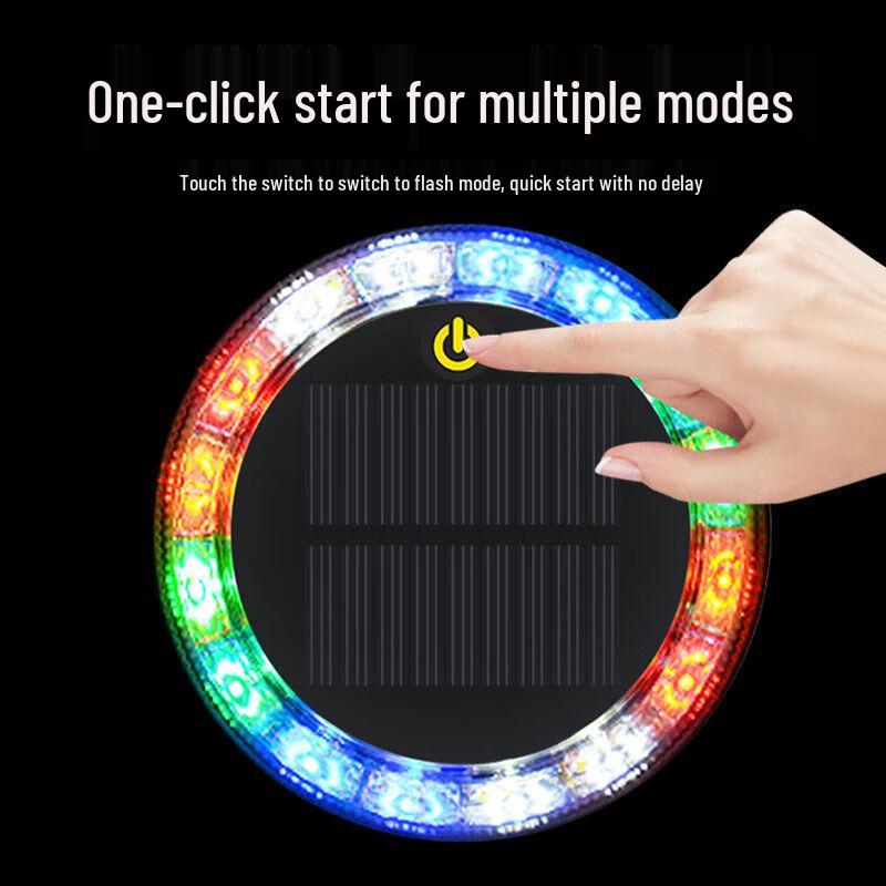 Antlu Outdoor Solar Powered Strobe Warning Light