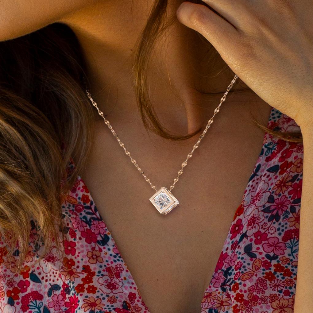 Crystal Pendant Necklace Collar Chain Choker Rhinestone Wedding Anniversary Art Jewelry Personalized Present Accessories