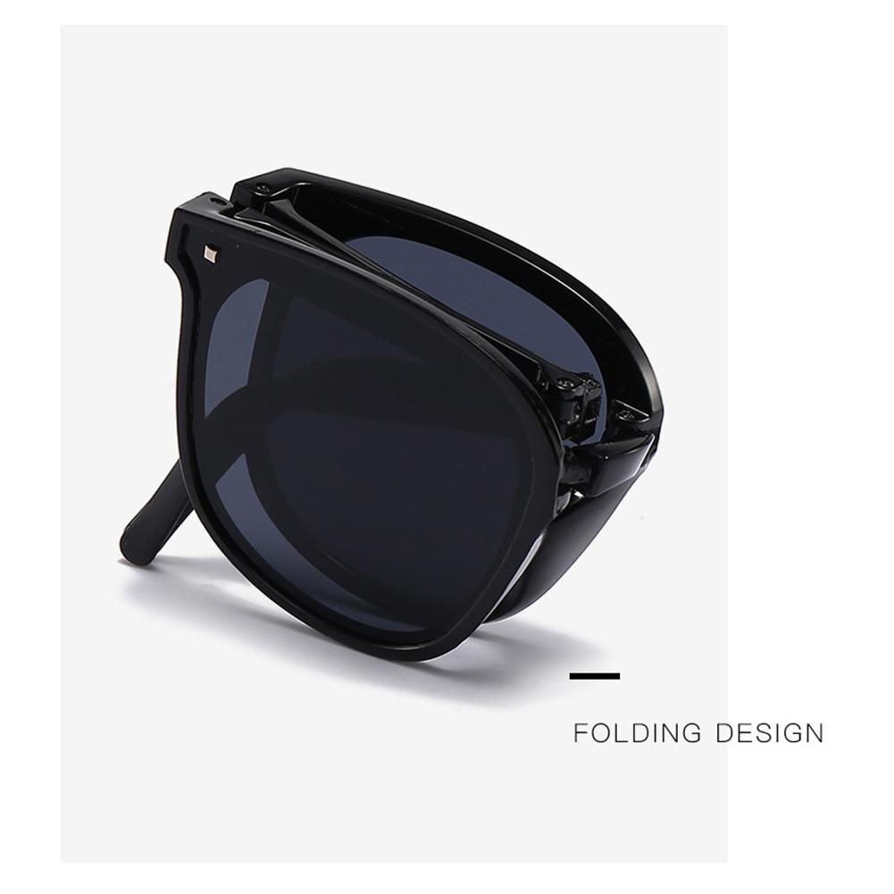 Foldable Sunglasses Summer Trendy Unisex Sunglasses Portable Design for Outdoor Travel Streetwear Accessories