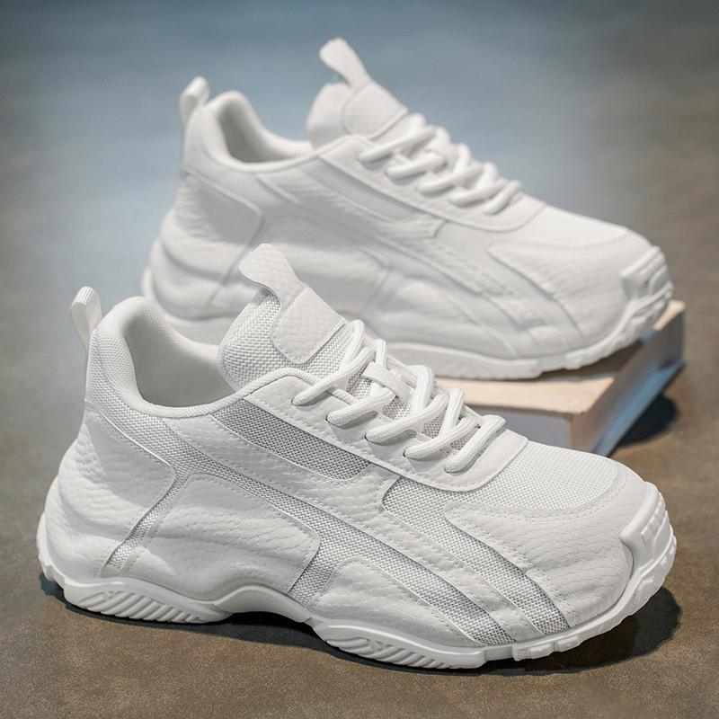 

Men s shoes 2025 summer new trend fashion mesh bag bottom dad shoes versatile comfortable popular sports and leisure shoes 44