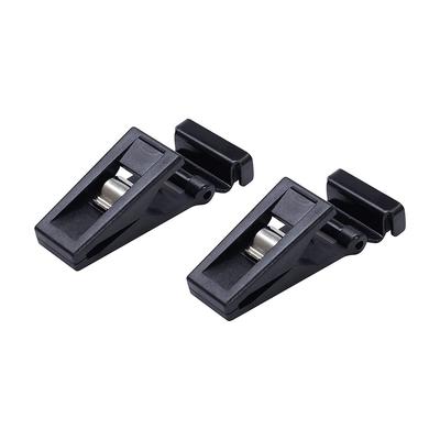 Tsuchiya Yac Car Sunshade Magnetic Clips, 2-Piece Set, Black, L-24