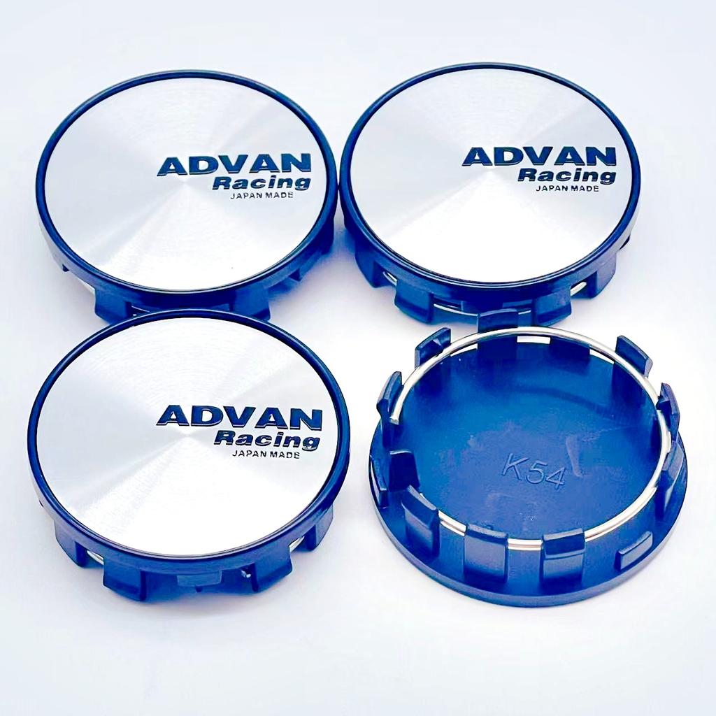 4pcs/Set High Quality 54mm ADVAN  Racing Car Wheel Center Hub Rim Cap Styling Cover For ADVAN Emblem Badge Stickers Accessories