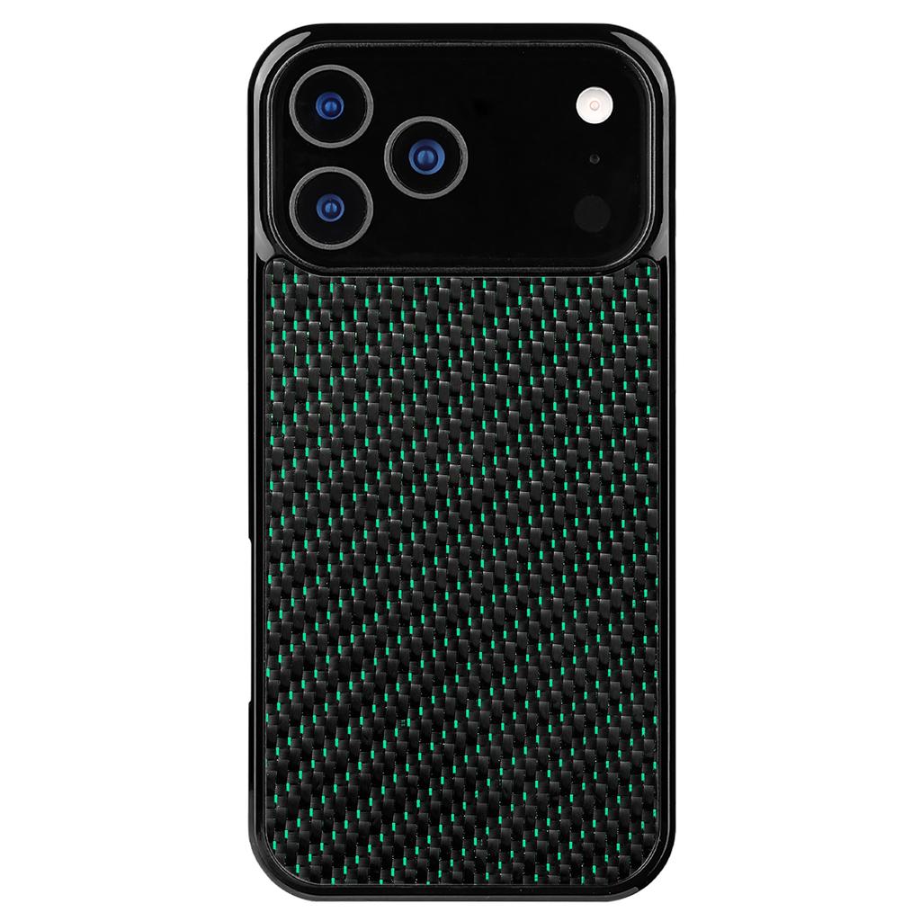 For iPhone 17 Pro Max Case Compatible with MagSafe Twill Texture Aramid Fiber TPU Shockproof Phone Cover