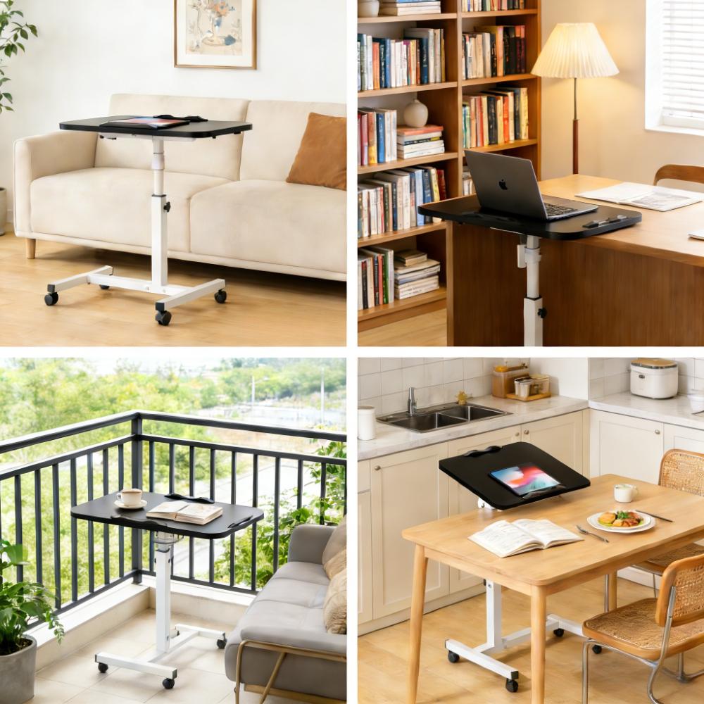Height Adjustable Computer Desk Laptop Desk Computer Coffee Side Table Standing Desk Study Table Ergonomic Work Table